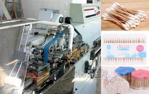 cotton swab manufacturing machine